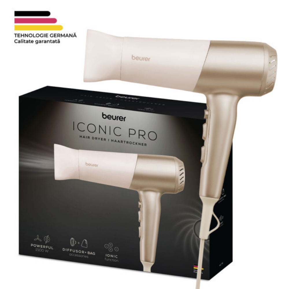Beurer Travel Ionic Hair Dryer HC70