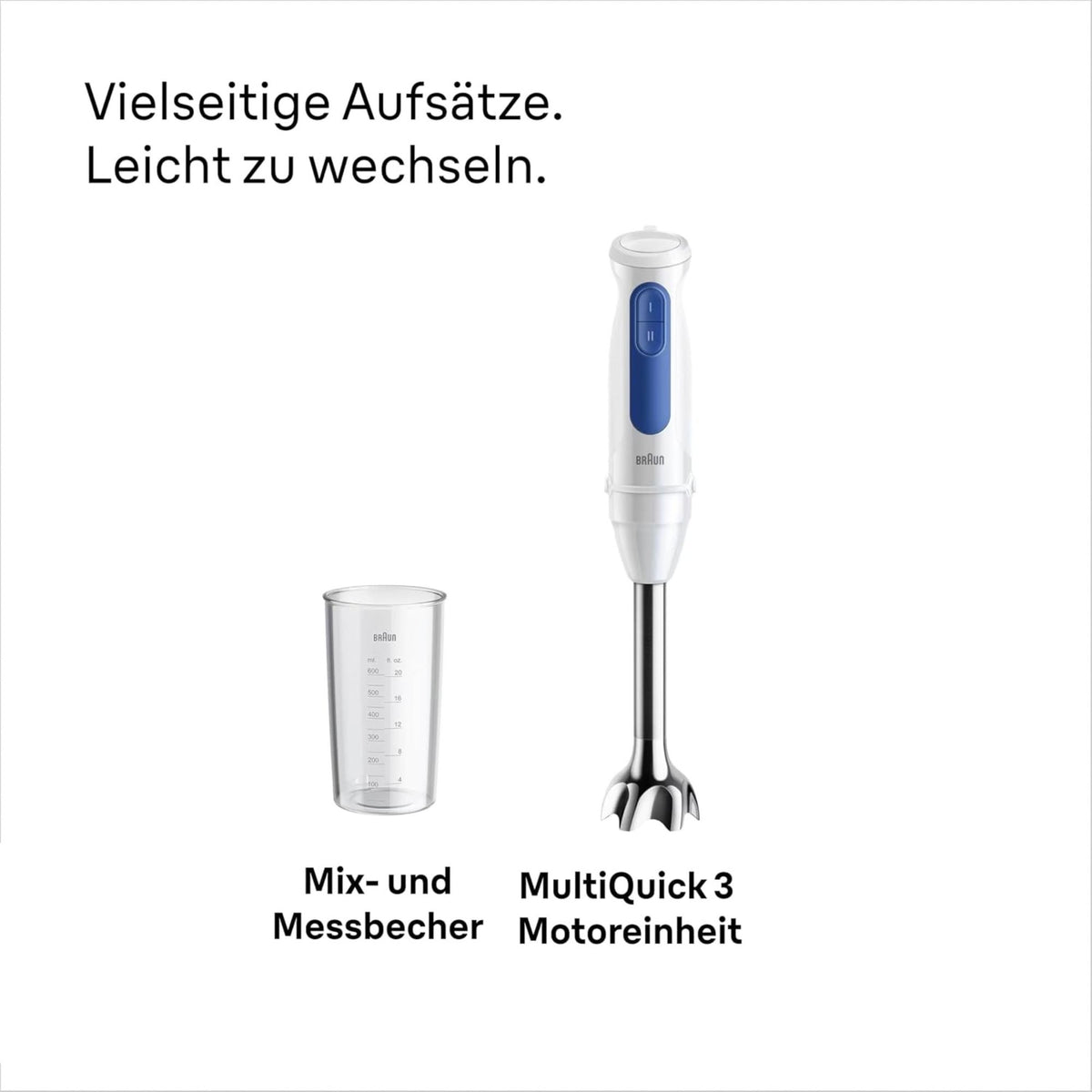 Braun MultiQuick 3 MQ30.001M Hand Blender 900W