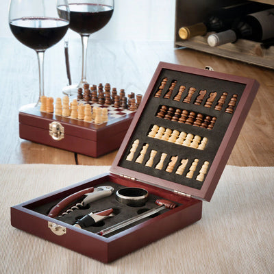 InnovaGoods Chess Wine Set 37 Pieces