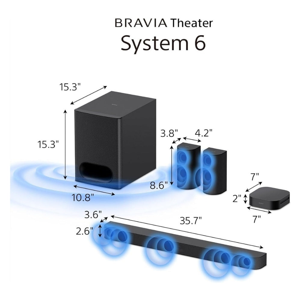 Sony BRAVIA Theater System 6 5.1ch Home Theater HT-S60 - Cle Market