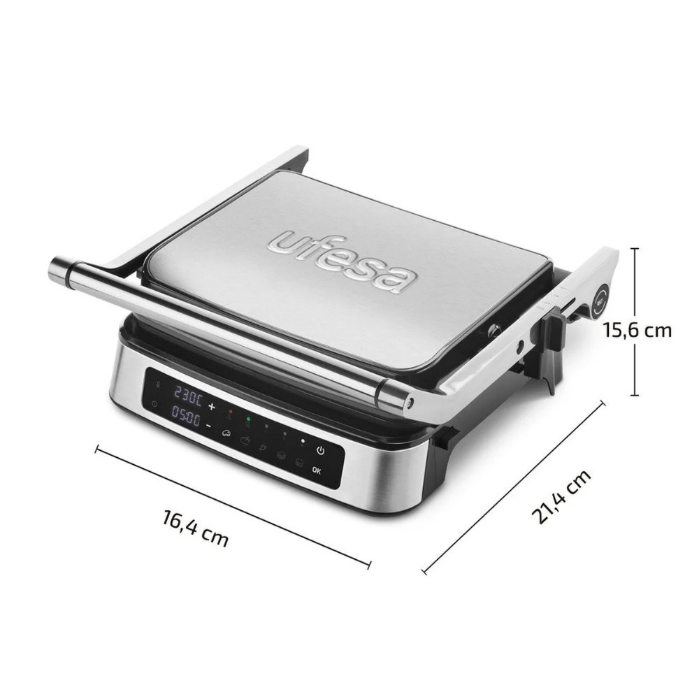 Ufesa Everest Digital Grill With Non-Stick Plates
