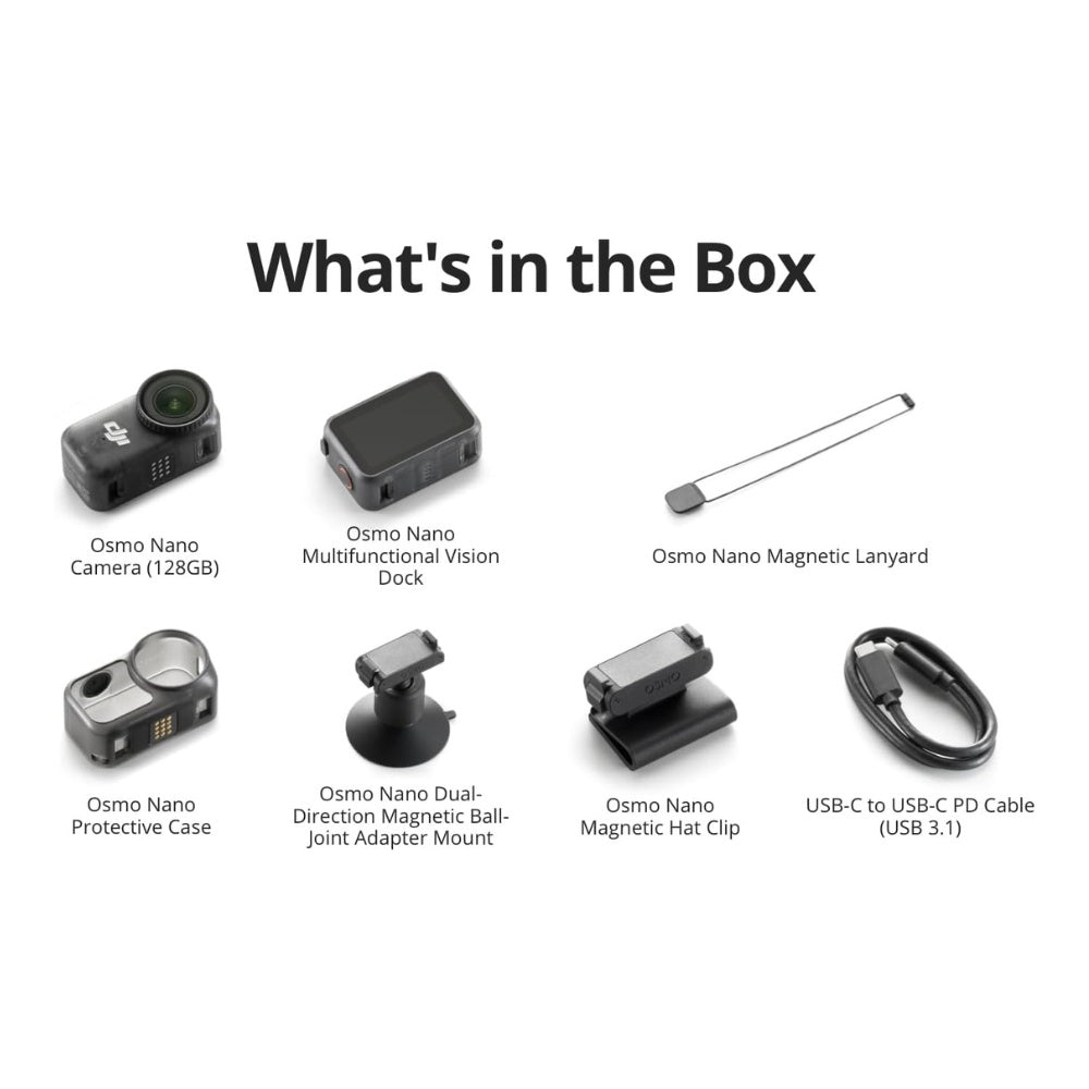 DJI - DJI Osmo Nano Standard Combo (128GB) - Cle Market