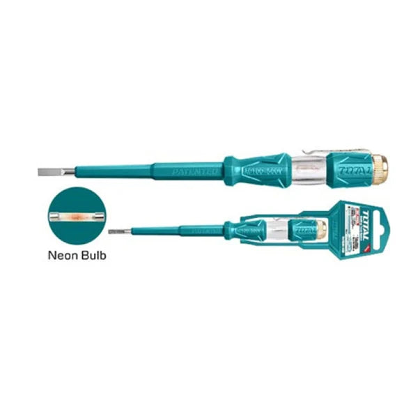 Total THT291408 voltage test pencil with transparent indicator handle and probe tip