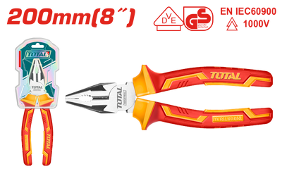 Total THTIP2181 200mm Insulated Combination Pliers - product view