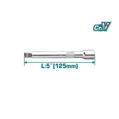 Total THEB12051 straight socket extension bar with square-drive ends