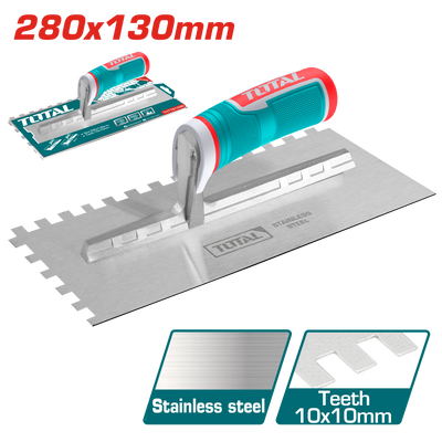 Total THTT81286 280mm Notched Plastering Trowel - product view