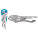 Total THT191005 locking pliers with adjustment screw, release lever and gripping jaws