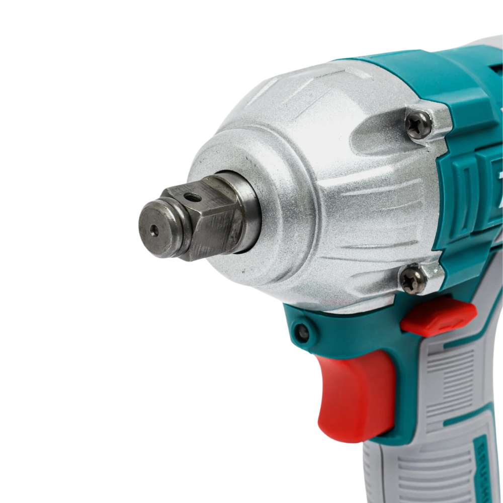 Close-up of the Total TIWLI2038 impact wrench drive and metal housing