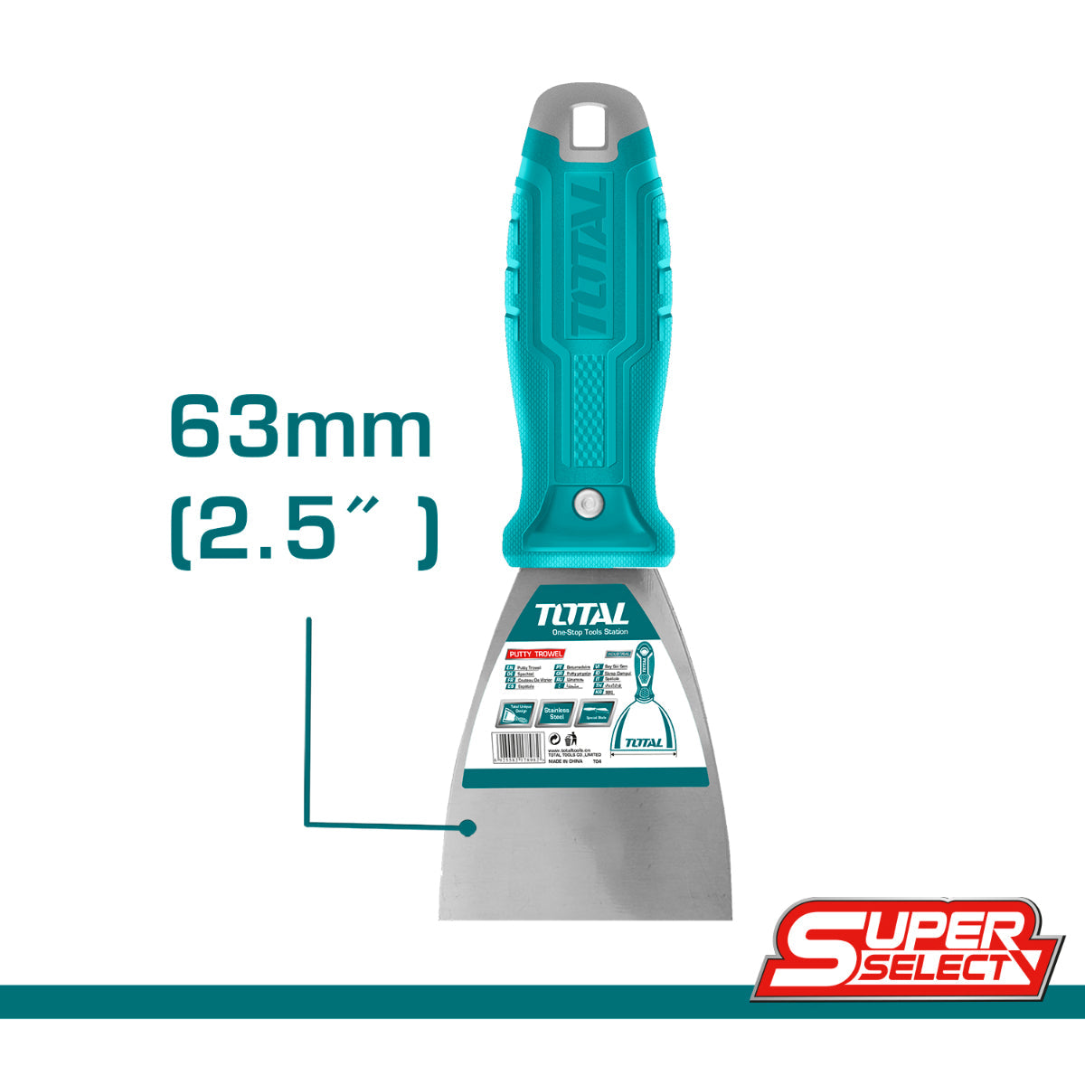 Total THT836326 63mm Putty Trowel - product view