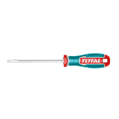 Total TSDSL5100 screwdriver with slotted tip, steel shaft and ergonomic handle