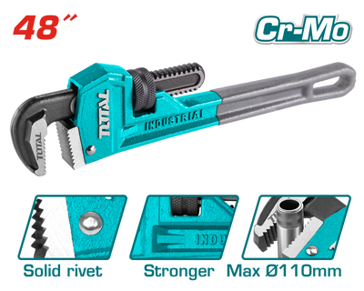Total THT171486 48-Inch Pipe Wrench - product view