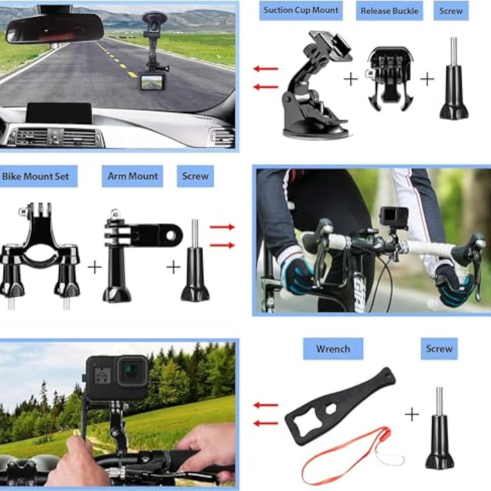 61 in 1 GoPro Accessories Kit
