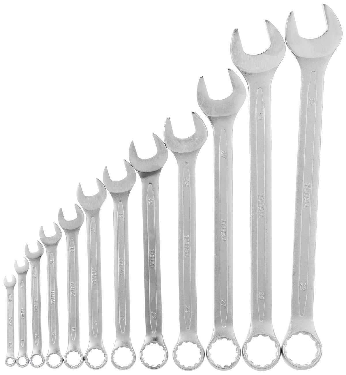 Total THT1022122 set of 12 combination spanners