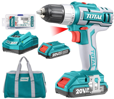 Total TDLI2002 20V Cordless Drill Kit - product view