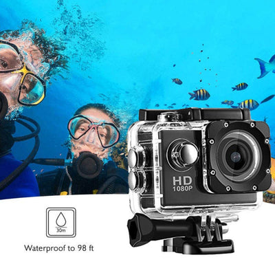 30M Waterproof Action Camera 1080P
