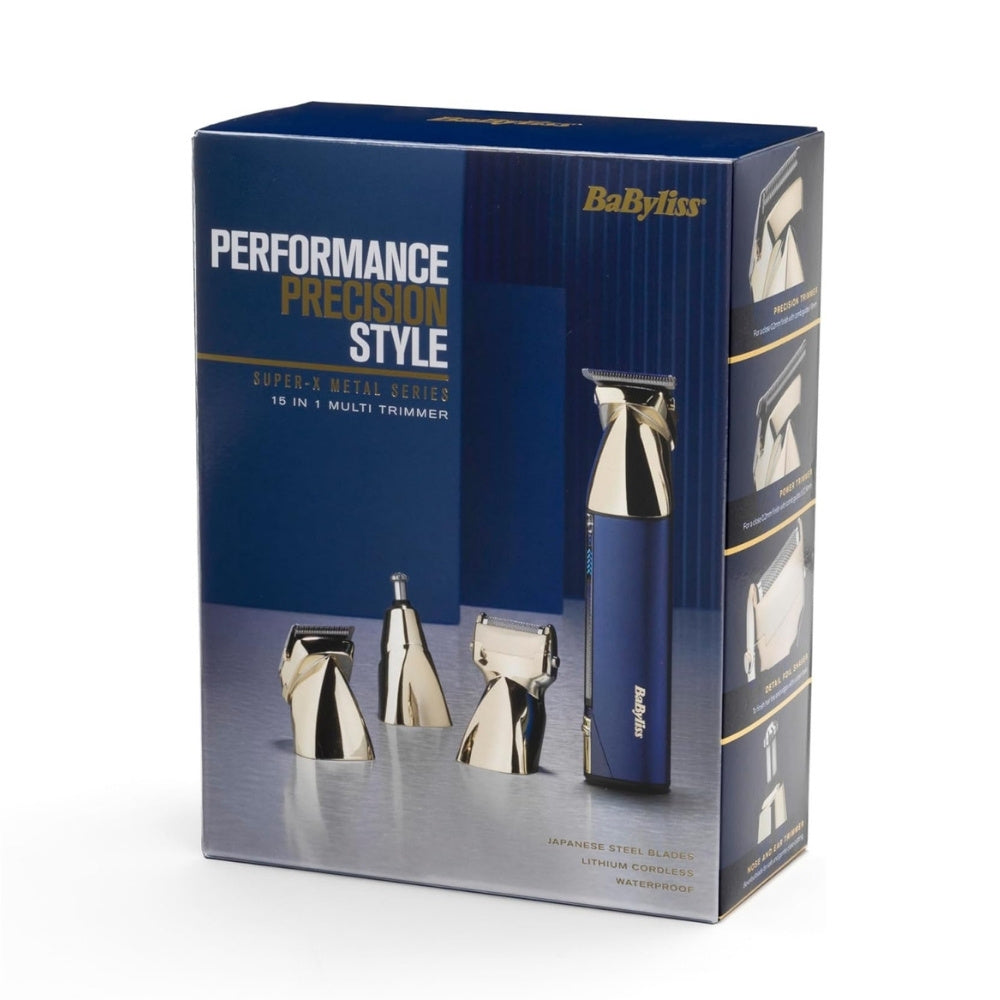 BaByliss Super-X Metal 15 in 1 Cordless Grooming Kit MT992E - Cle Market