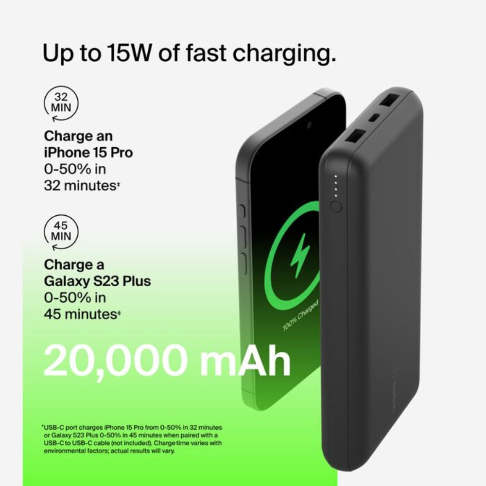 Belkin BoostCharge Power Bank 20K (Blue) - Cle Market
