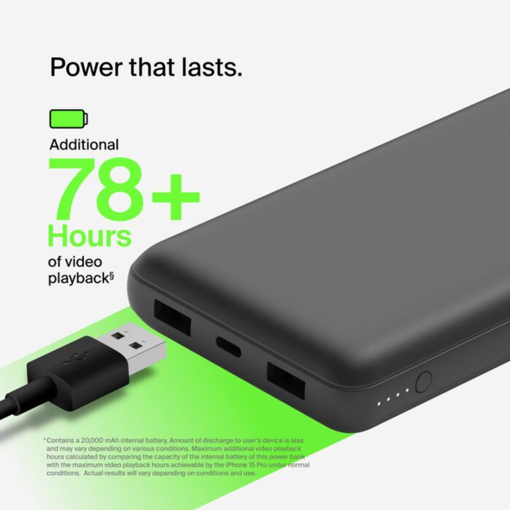 Belkin BoostCharge Power Bank 20K (Blue) - Cle Market