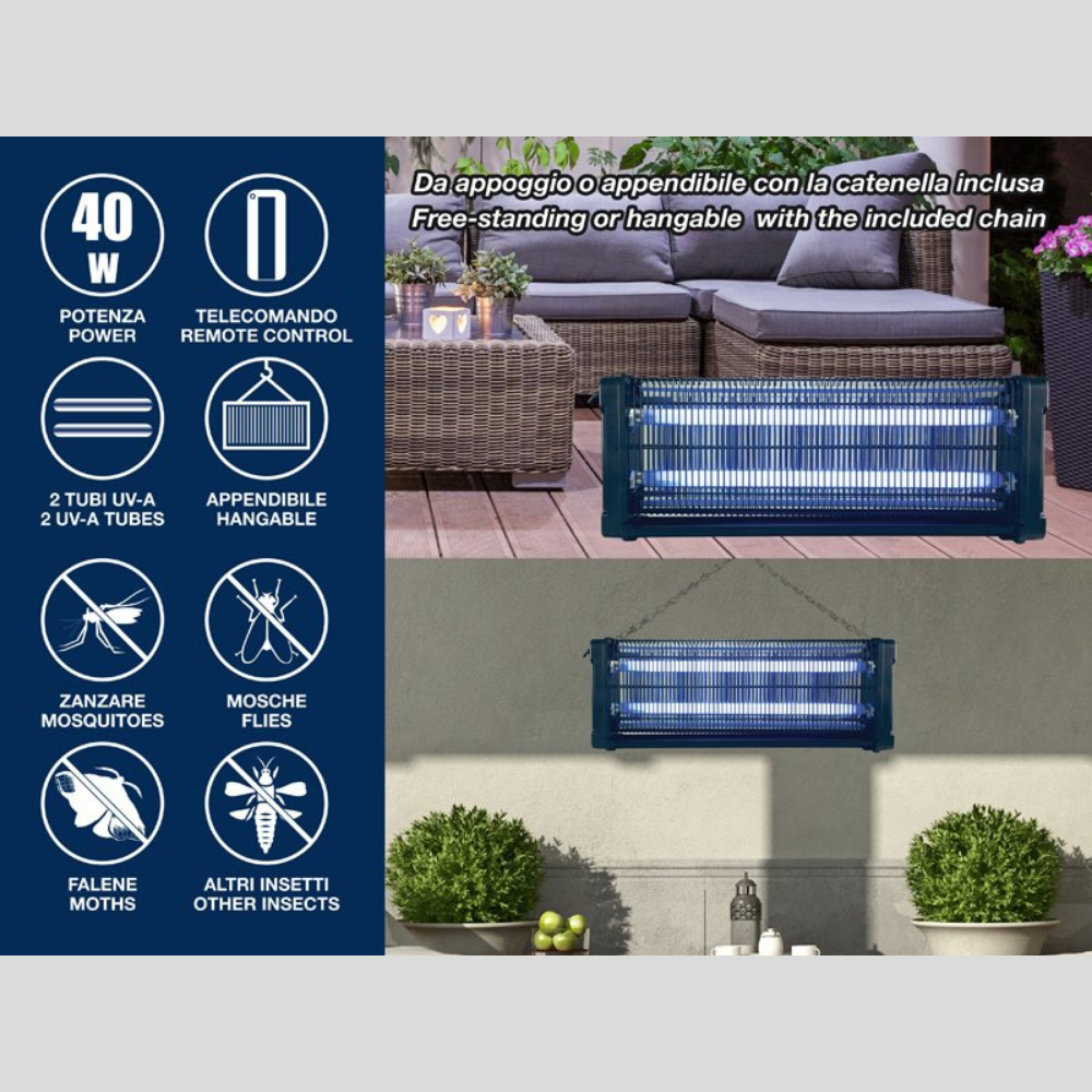 Beper Insect Killer Lamp With Remote Control 40W