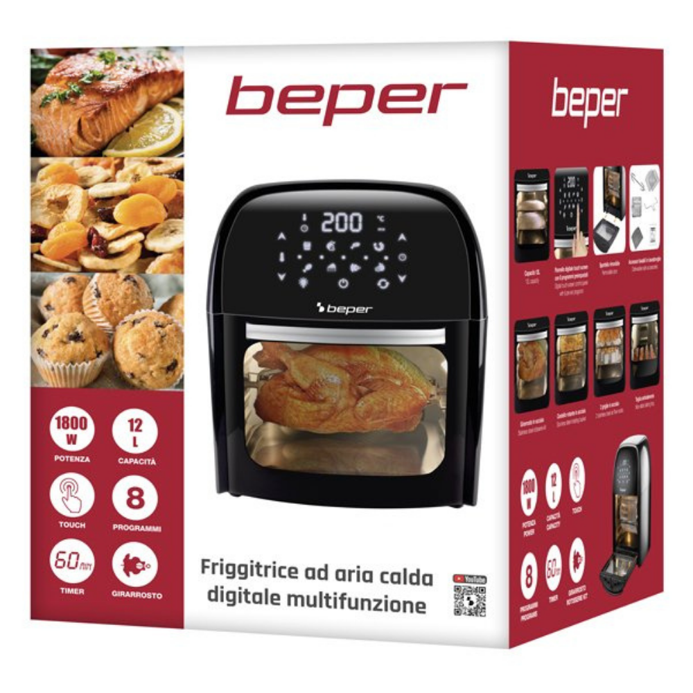 Beper Multifunctional Digital Air Fryer
