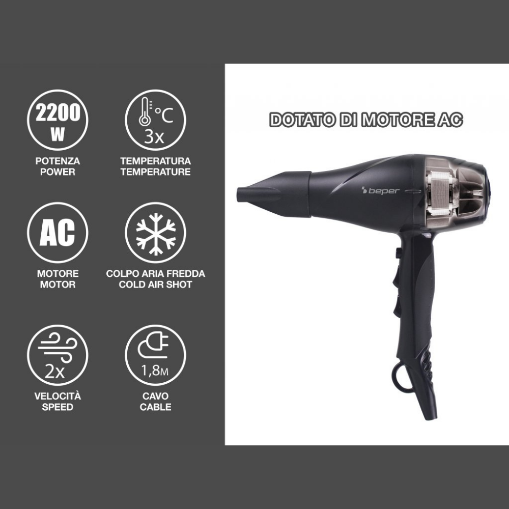 Beper Professional Hair Dryer