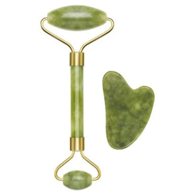 Beper Jade Roller & Gua Sha Massagge Tool