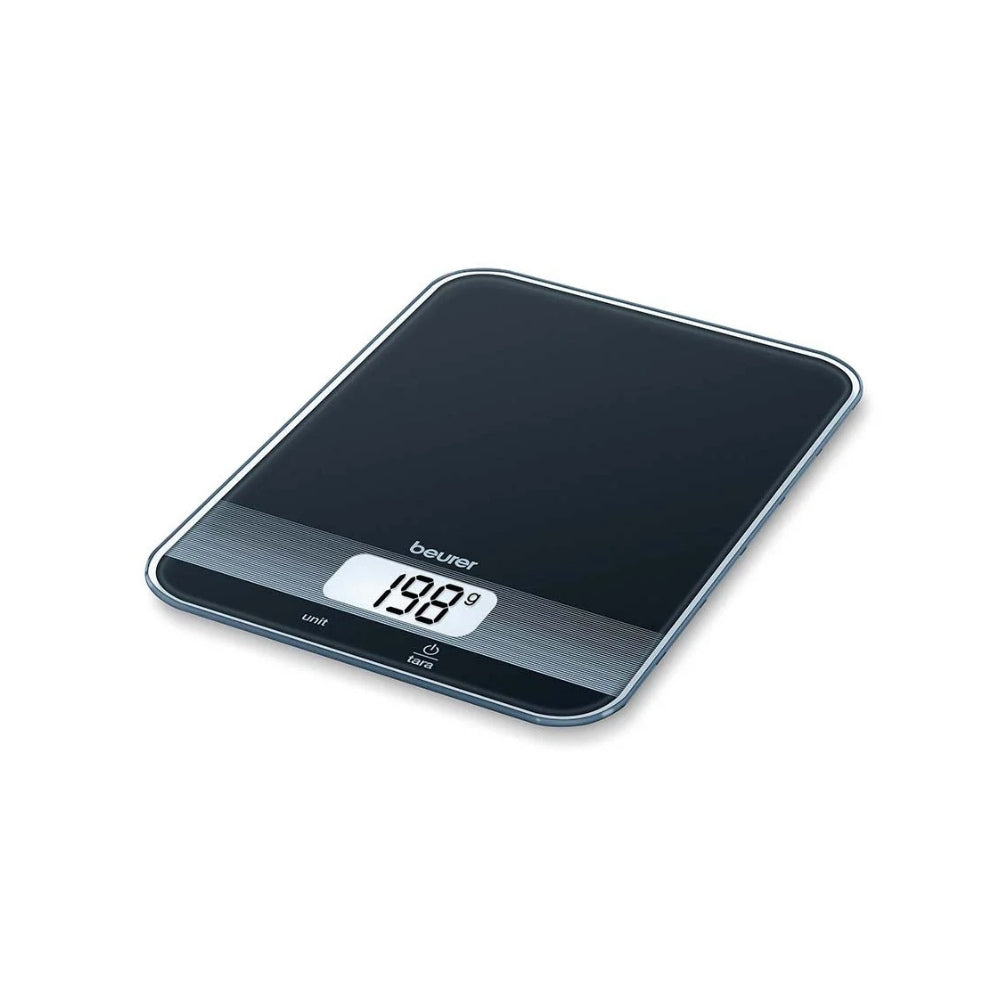 Beurer Digital Kitchen Scale in Black Glass - Cle Market