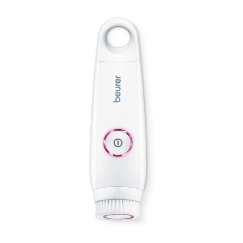 Beurer FC45 facial brush with soft bristles for gentle skin cleansing and facial exfoliation.