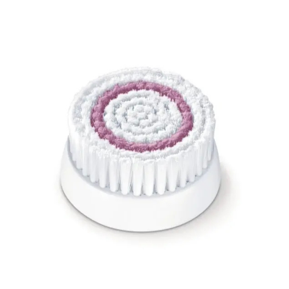 Beurer FC45 replacement facial brush attachments showing soft bristles and ergonomic design for gentle facial cleansing.