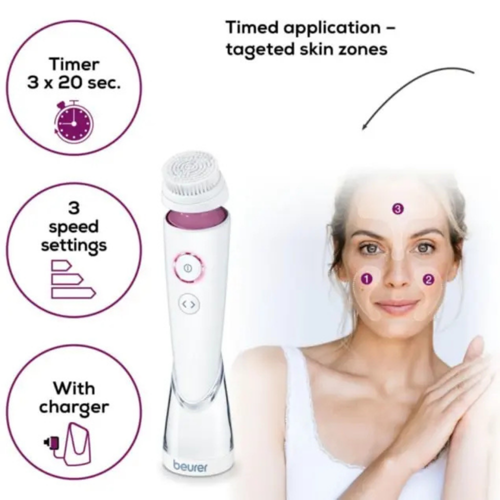 Beurer Electric Pureo Deep Cleansing Facial Brush