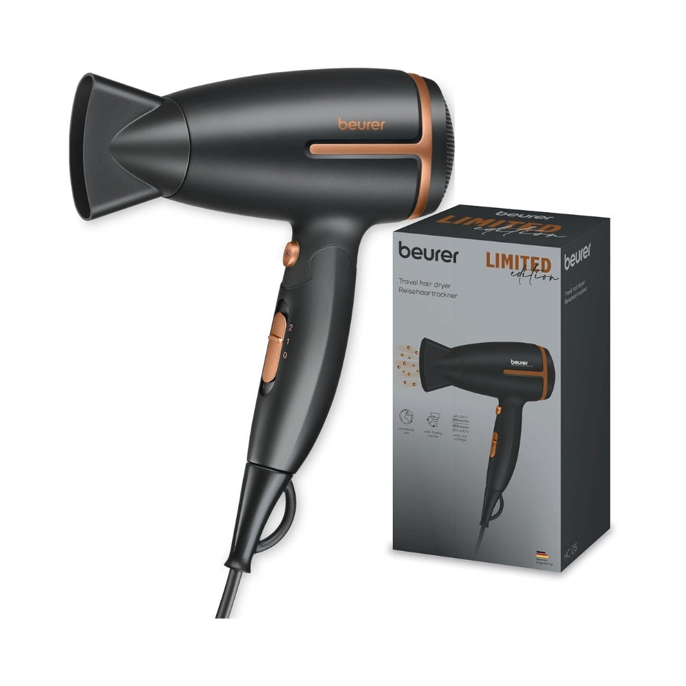 Beurer Travel Hair Dryer Limited Edition HC25 - Cle Market