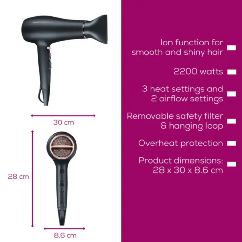 Beurer Ergonomic Design Hair Dryer HC50