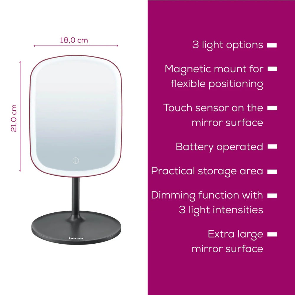 Beurer illuminated Cosmetics Mirror BS47 (Limited Edition) - Cle Market