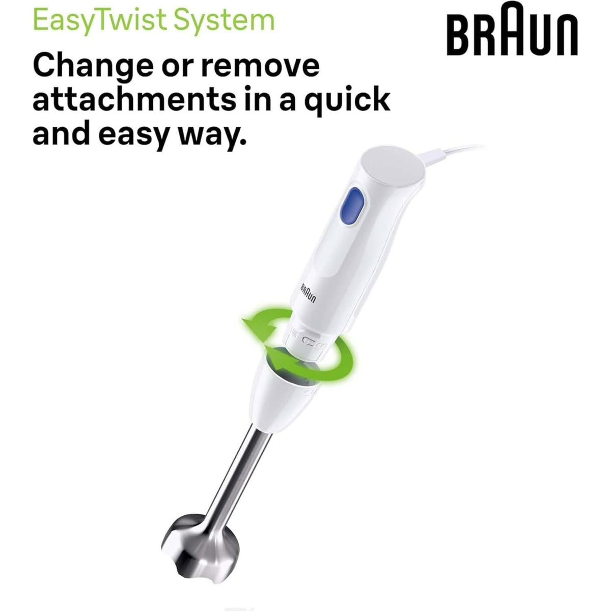 Braun MultiQuick 1 Hand Blender 450W with Chopper