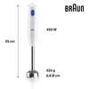 Braun MultiQuick 1 Hand Blender 450W with Chopper