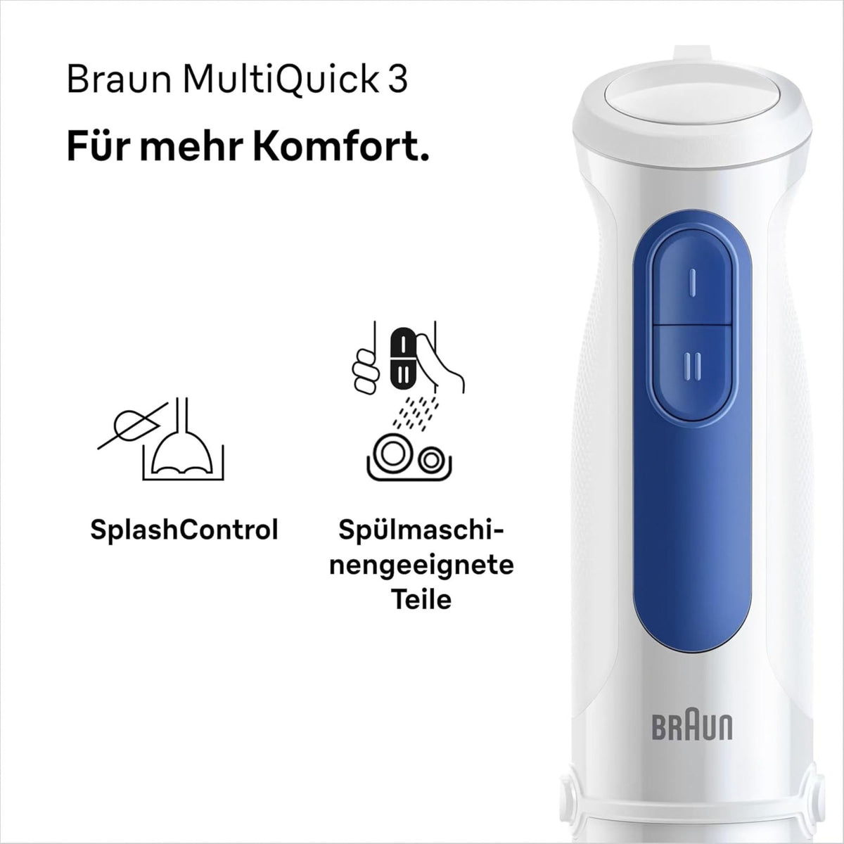 Braun MultiQuick 3 MQ30.001M Hand Blender 900W