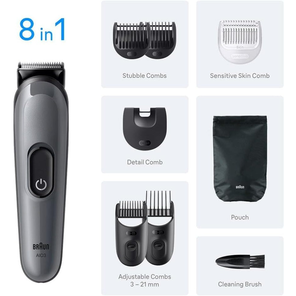 Braun Series 3 All-in-One 8 in 1 Grooming Kit AIO3540