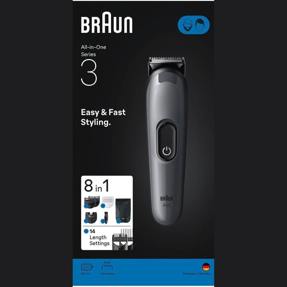 Braun Series 3 All-in-One 8 in 1 Grooming Kit AIO3540