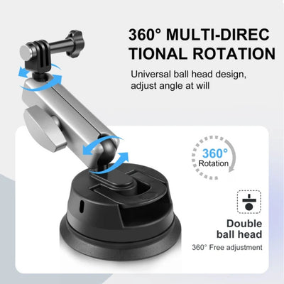 Suction Cup Mount for Action Cameras