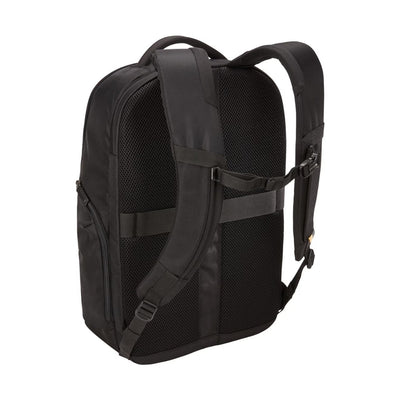 Case Logic Notion 17.3-inch premium laptop backpack with padded shoulder straps and multiple compartments for storage.