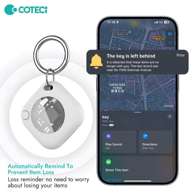 Coteci Portable Cube Anti-Lost Alarm Key Finder