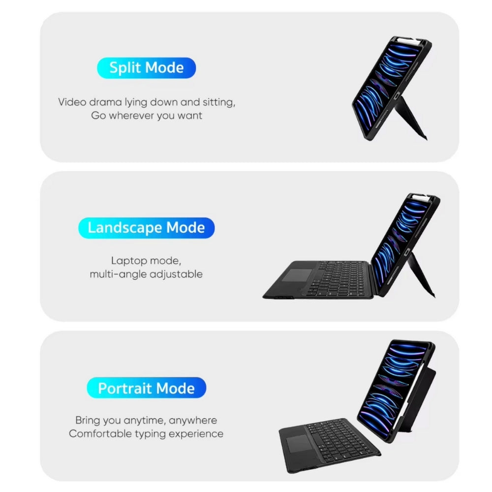 Coteci Magnetic Detachable Keyboard Case for Apple iPad Pro 13 M4 and M5 - Cle Market