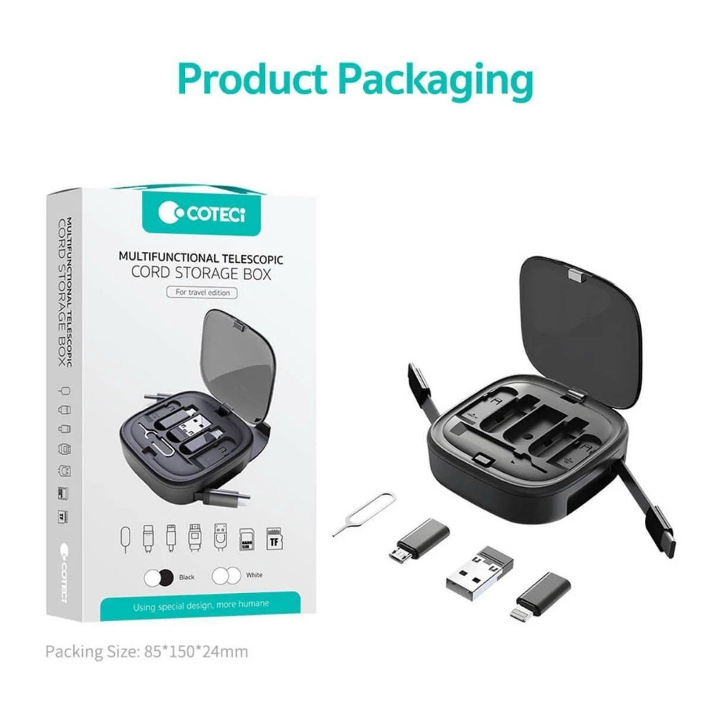 Coteci Travel Cable Storage Box