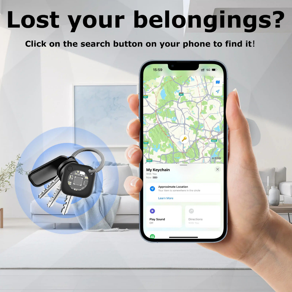 Coteci Portable Cube Anti-Lost Alarm Key Finder