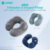 Coteci Foldable U-Shaped Inflatable Airplane Pillow