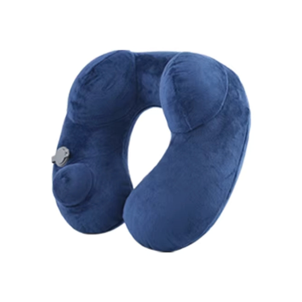 Coteci Foldable U-Shaped Inflatable Airplane Pillow