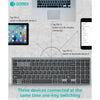 Coteci Rechargeable Ultra Thin Wireless Keyboard