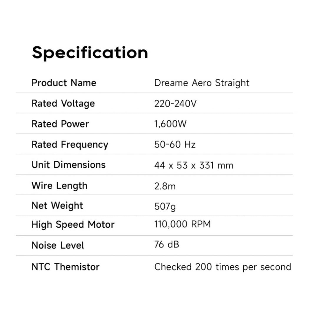 Dreame Aero Straight High-Speed Styler