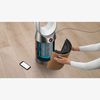 Dyson Purifier Cool PC2 De-NOx in nickel and gold, showcasing sleek design and air purification features.