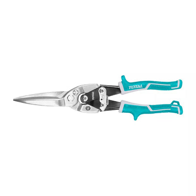 Total THT525106 aviation snips with long cutting jaws and ergonomic handles